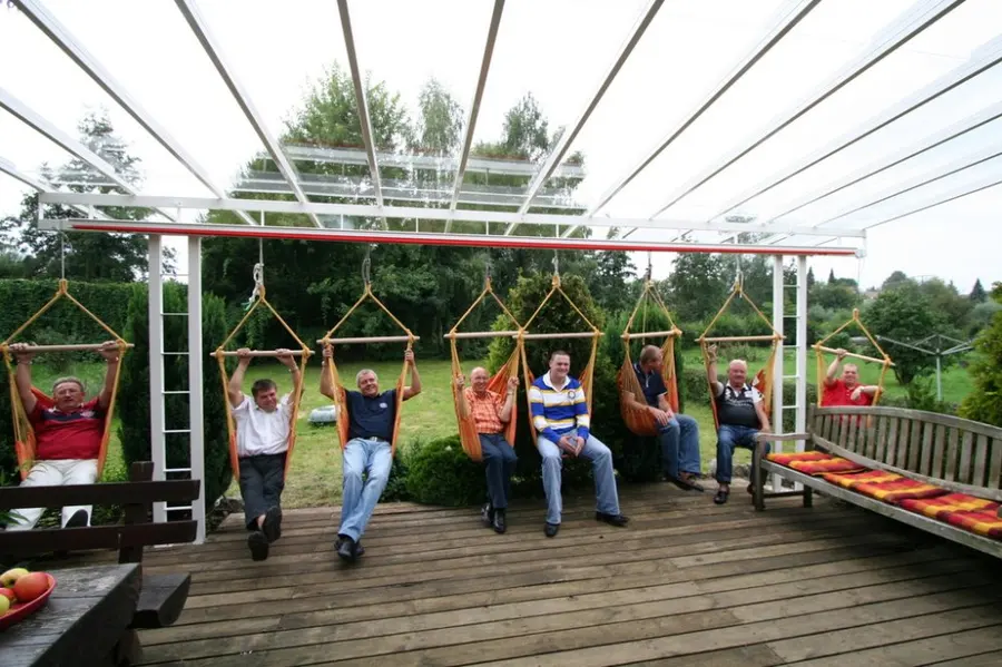 Belastungstest der mm Finca Überdachung, Aufnahme 4