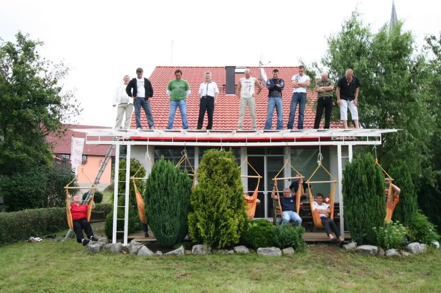 Belastungstest der mm Finca Überdachung, Aufnahme 5