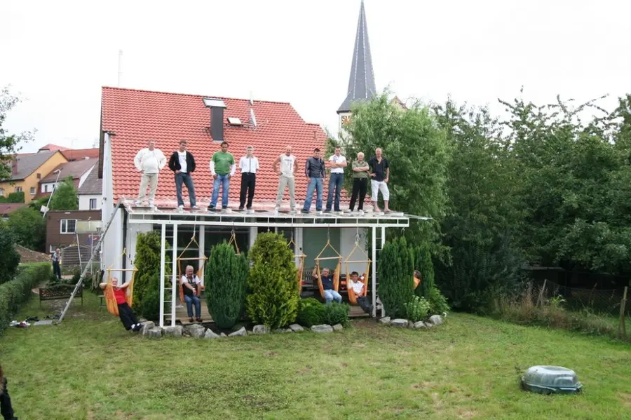 Belastungstest der mm Finca Überdachung, Aufnahme 6