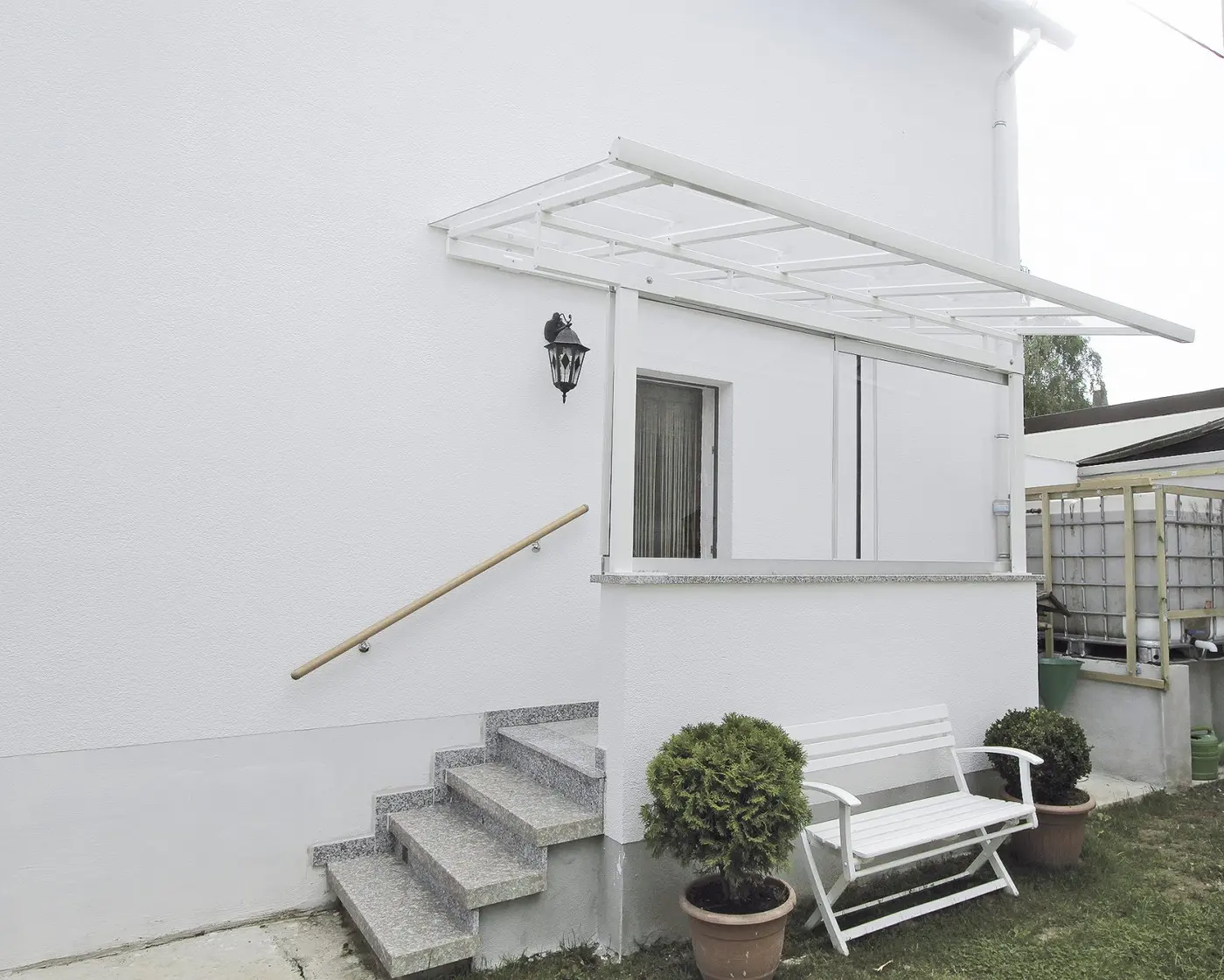 mm Vordach – Ideen aus Aluminium – ausgeführtes Beispiel